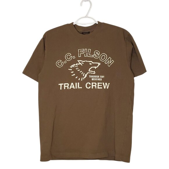Filson Trail Crew graphic shirt green size S - Picture 1 of 5